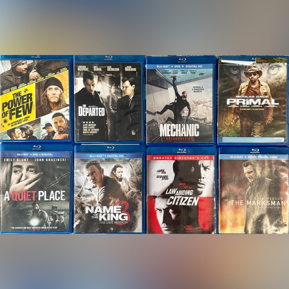 48 Mixed Blu-ray DVDs